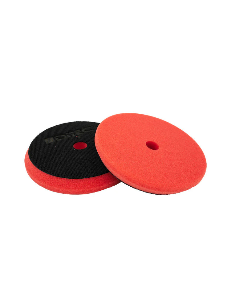 DiTEC Foam Polishing Pads 2.0 in red—fine cut pads for dual-action machines and final paint correction stages.