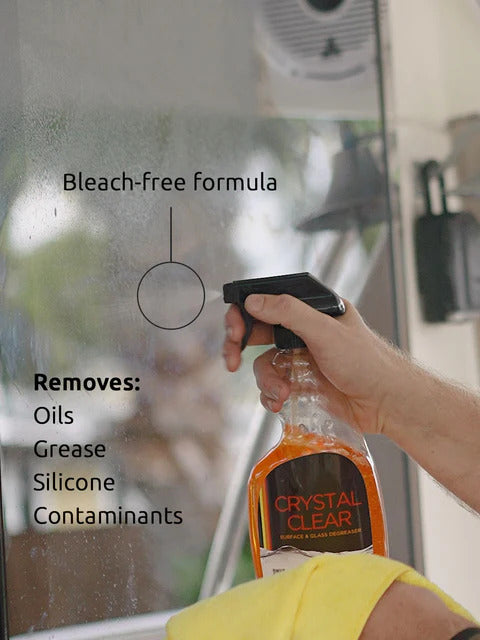 Using DiTEC Quick Coating on a boat’s paint or gelcoat to add a glossy, protective finish.