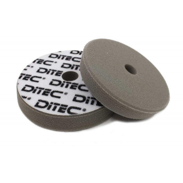 DiTEC Extra Hard Polishing Pad—gray foam pad for heavy-duty polishing, scratch removal, and sanding mark correction with dual-action machines.